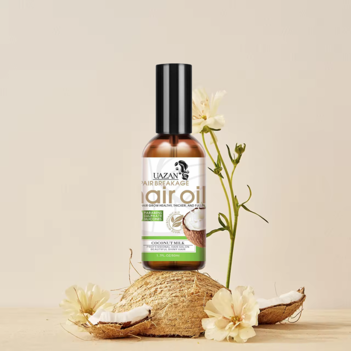 Wholesale UAZAN Private Label Organic Men Women Anti Hair Loss Treatment Batana Coconut Oil Rosemary Hair Growth Serum Oil - Image 3