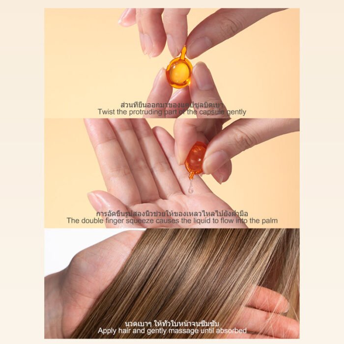 Wholesale LEADR Private Label Herbal Women Anti Hair Loss Care Products Collagen Vitamin C B5 Hair Capsule Serum - Image 6