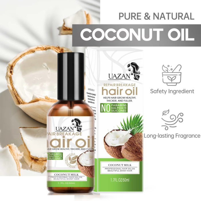 Wholesale UAZAN Private Label Organic Men Women Anti Hair Loss Treatment Batana Coconut Oil Rosemary Hair Growth Serum Oil