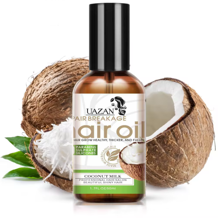 Wholesale UAZAN Private Label Organic Men Women Anti Hair Loss Treatment Batana Coconut Oil Rosemary Hair Growth Serum Oil - Image 4