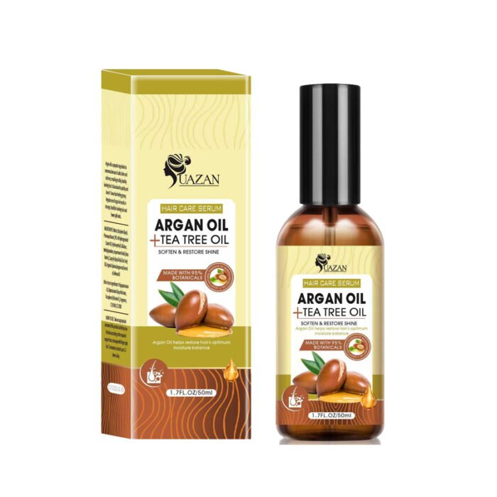 Wholesale UAZAN Hair Tonic Serum African Curly Human Hair Wig Shiny Moisturizing Vitamin Argan Oil Hair Growth Serum - Image 5
