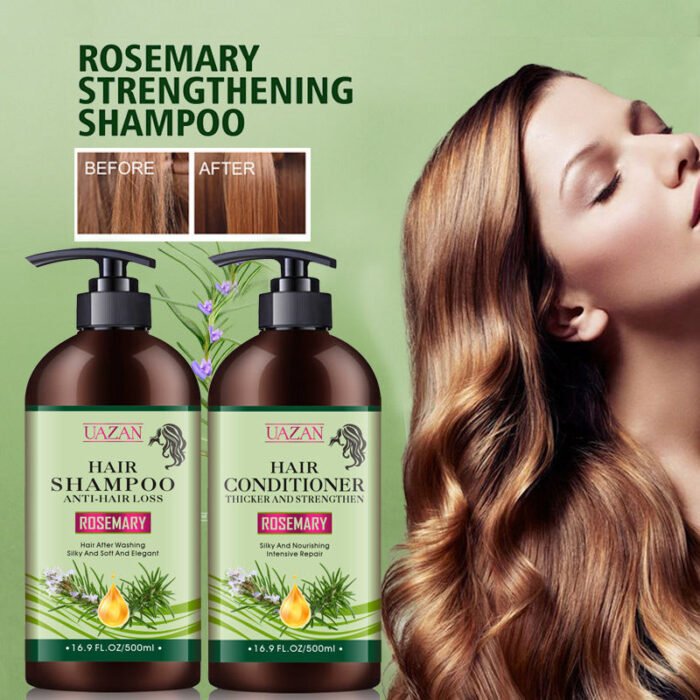 Wholesale UAZAN Professional Hair Treatment Growth Products Set Rosemary Hair Mask Shampoo And Conditioner Hair Serum Oil - Image 5