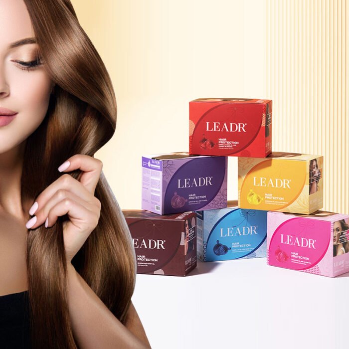Wholesale LEADR Custom Logo Herbal Aloe Vera Leave In Wig Hair Serum Capsule Shine Smooth Tonic Vitamins Hair Oil Serum