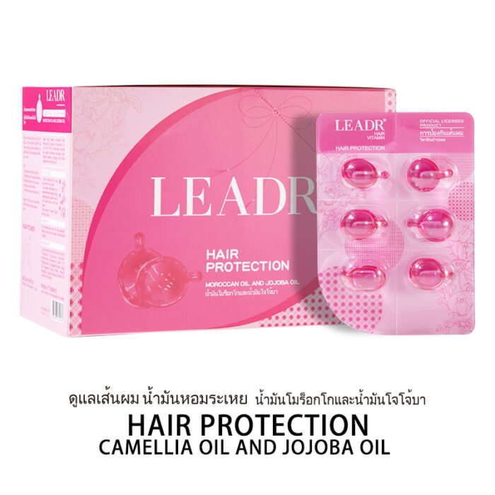 Wholesale LEADR Custom Logo Herbal Aloe Vera Leave In Wig Hair Serum Capsule Shine Smooth Tonic Vitamins Hair Oil Serum - Image 9