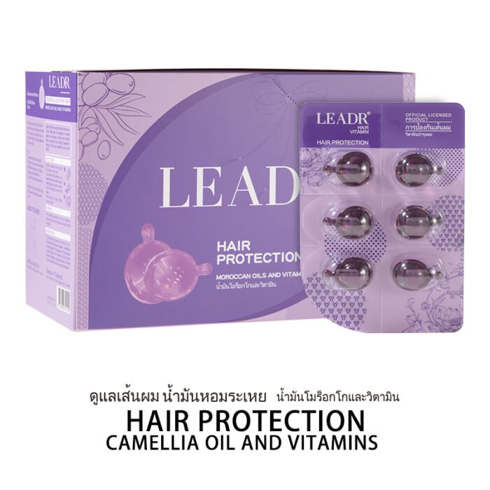 Wholesale LEADR Custom Logo Herbal Aloe Vera Leave In Wig Hair Serum Capsule Shine Smooth Tonic Vitamins Hair Oil Serum - Image 11