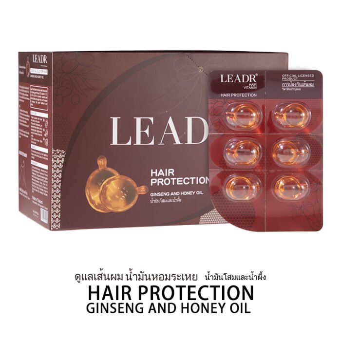 Wholesale LEADR Custom Logo Herbal Aloe Vera Leave In Wig Hair Serum Capsule Shine Smooth Tonic Vitamins Hair Oil Serum - Image 13