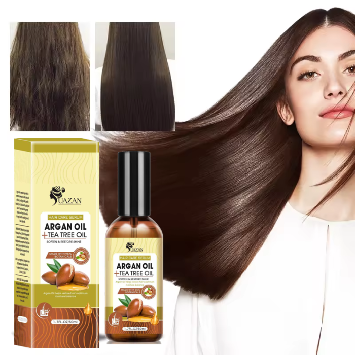 Wholesale UAZAN Hair Tonic Serum African Curly Human Hair Wig Shiny Moisturizing Vitamin Argan Oil Hair Growth Serum - Image 8