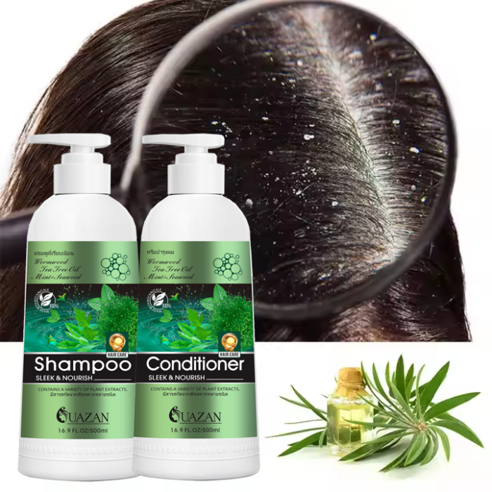 OEM Professional Salon Organic Strengthening Gel Shampoo Conditioner Moisturizing Keratin Nourishment for Curly Hair Antifungal - Image 3