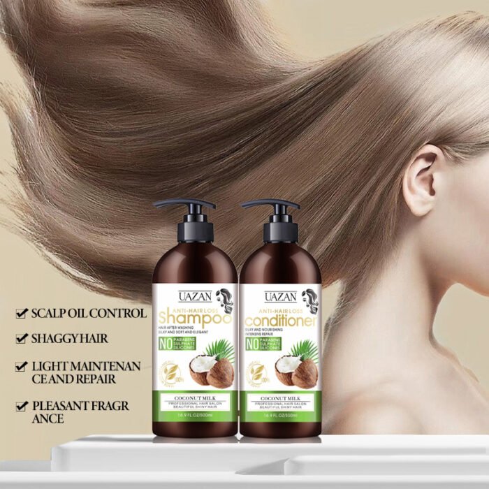 OEM Biotin Keratin Organic Shampoo and Conditioner Apple Cider Vinegar Hair Growth Gel Coconut Oil Paraben and Sulphate Free - Image 6