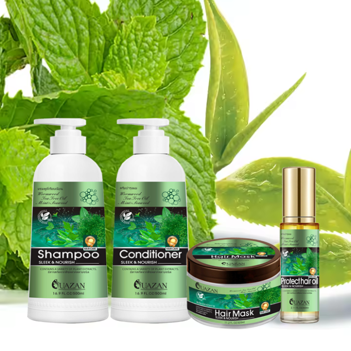 OEM Professional Salon Organic Strengthening Gel Shampoo Conditioner Moisturizing Keratin Nourishment for Curly Hair Antifungal - Image 7